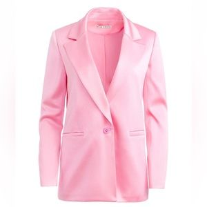 Alice & Olivia Danny Single-Breasted Blazer